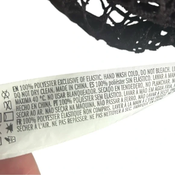 Forever 21 Black Mesh Cropped Top - Picture 7 of 7